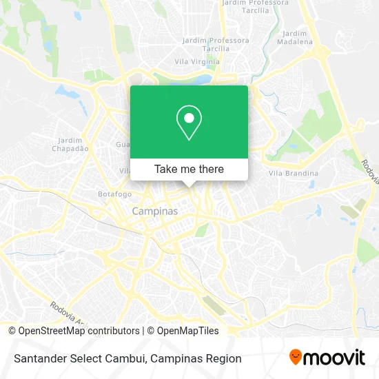 Santander Select Cambui map