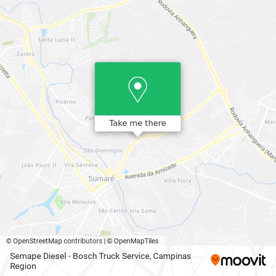 Mapa Semape Diesel - Bosch Truck Service
