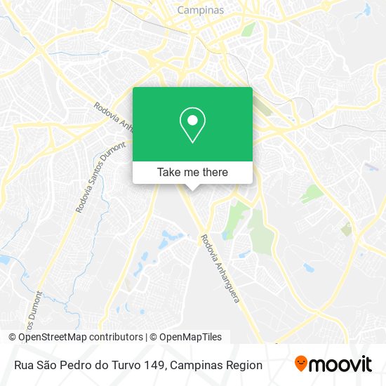 Mapa Rua São Pedro do Turvo 149