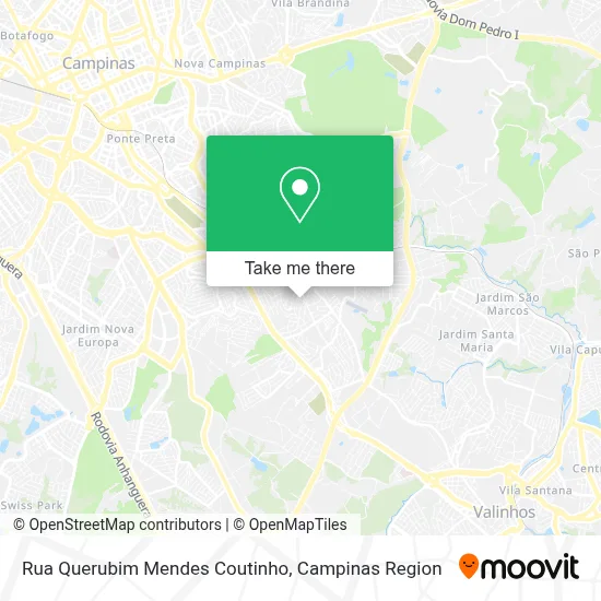 Rua Querubim Mendes Coutinho map