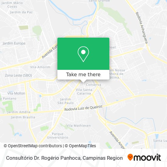 Consultório Dr. Rogério Panhoca map
