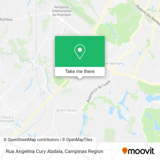 Rua Angelina Cury Abdala map
