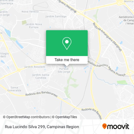 Mapa Rua Lucindo Silva 299