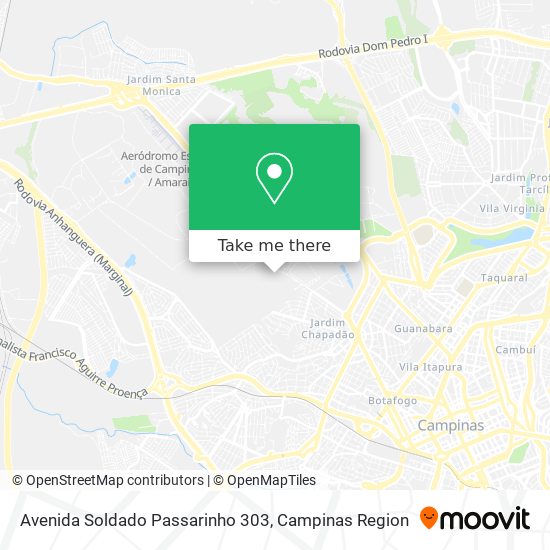 Avenida Soldado Passarinho 303 map