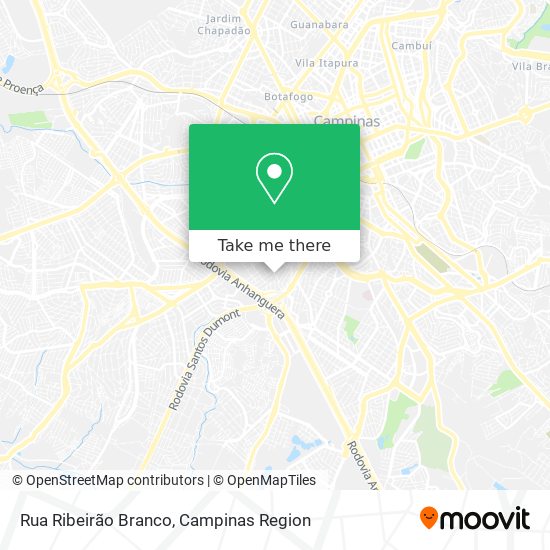 Rua Ribeirão Branco map