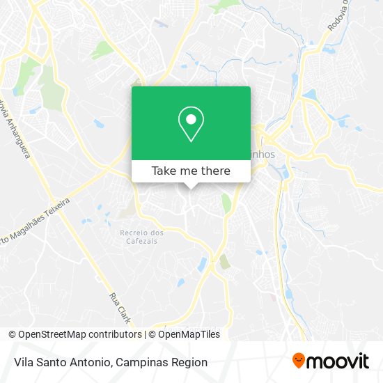 Mapa Vila Santo Antonio
