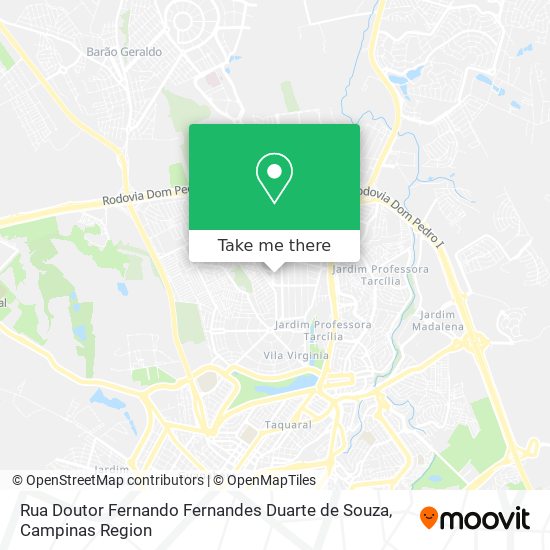 Rua Doutor Fernando Fernandes Duarte de Souza map