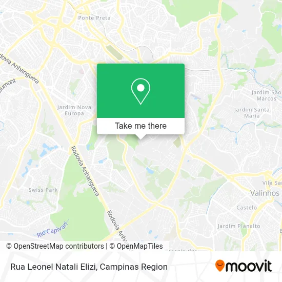 Rua Leonel Natali Elizi map