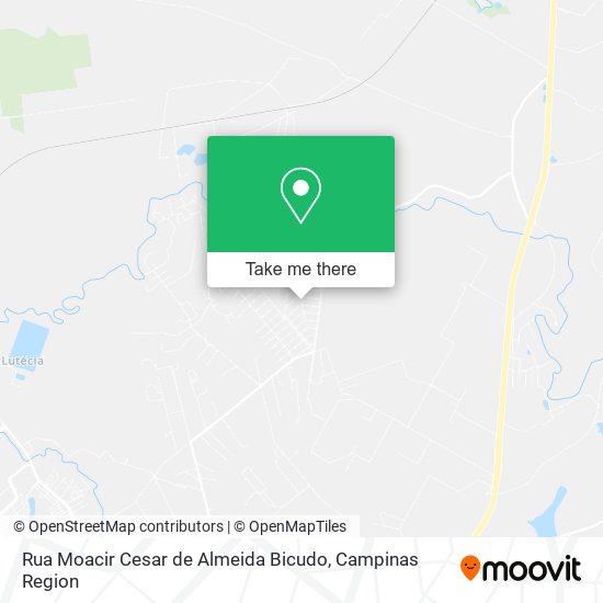 Rua Moacir Cesar de Almeida Bicudo map