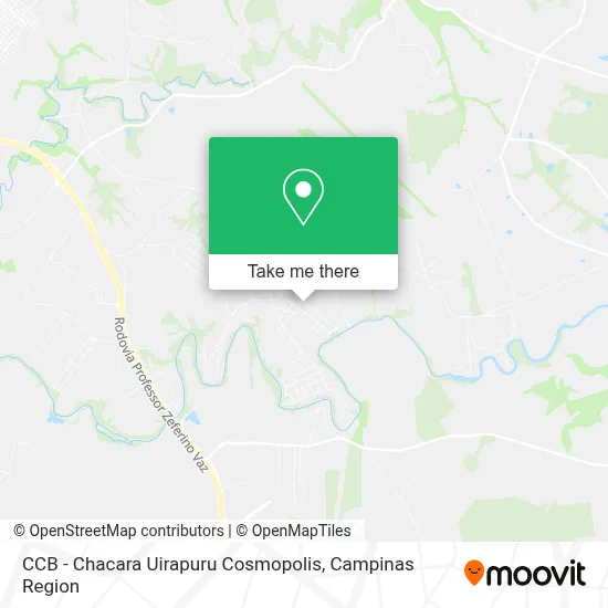 CCB - Chacara Uirapuru Cosmopolis map