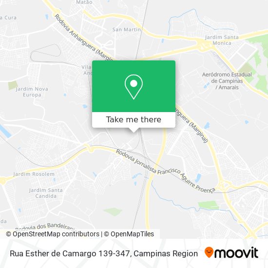 Rua Esther de Camargo 139-347 map