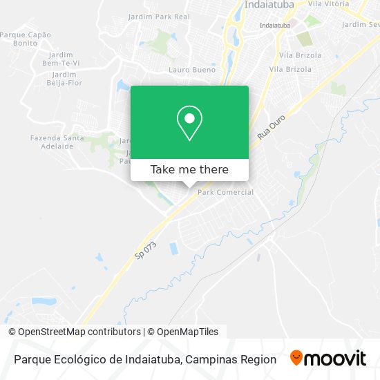 Parque Ecológico de Indaiatuba map