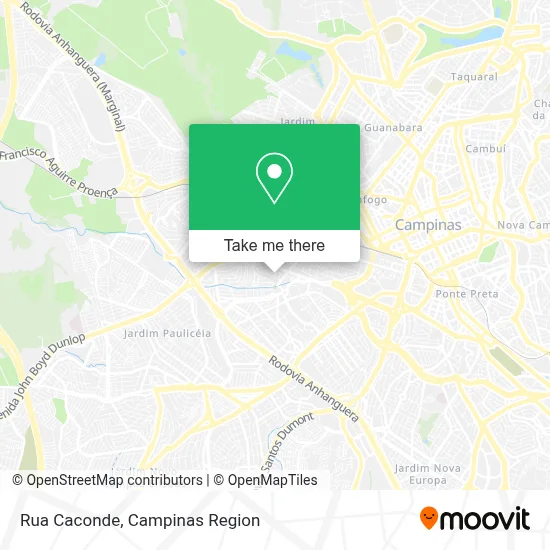 Rua Caconde map