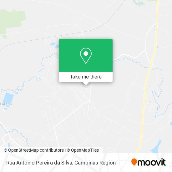 Mapa Rua Antônio Pereira da Silva