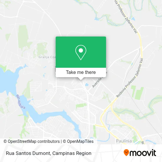 Rua Santos Dumont map