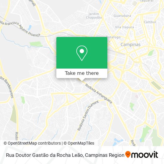 Mapa Rua Doutor Gastão da Rocha Leão