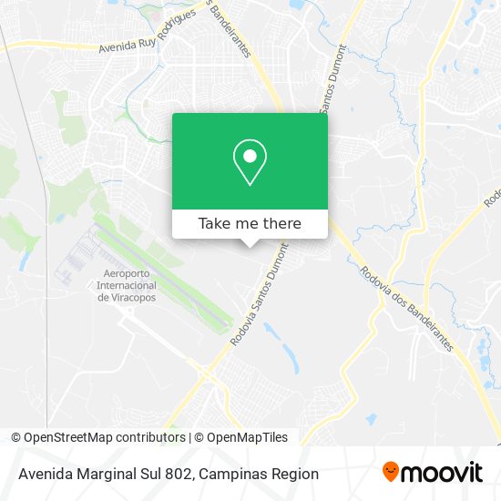 Avenida Marginal Sul 802 map