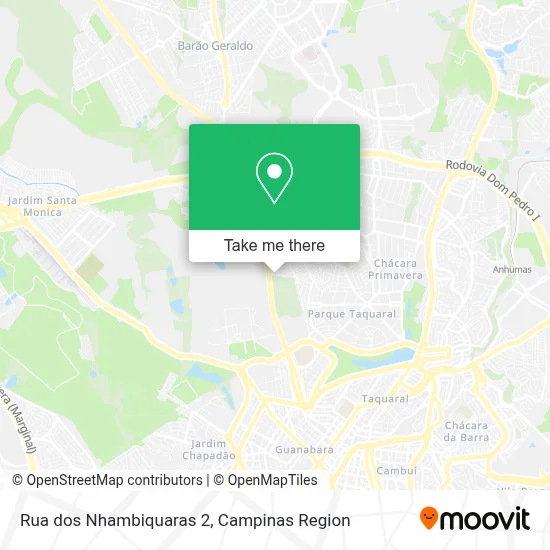 Rua dos Nhambiquaras 2 map