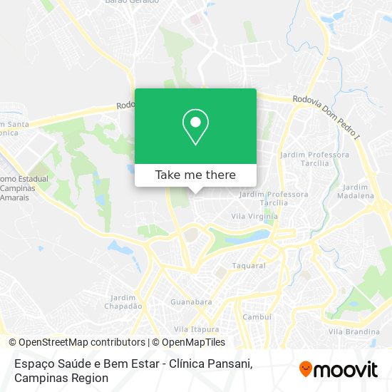 Espaço Saúde e Bem Estar - Clínica Pansani map