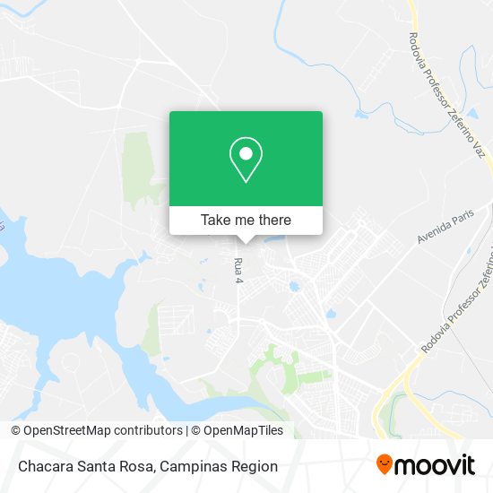 Chacara Santa Rosa map