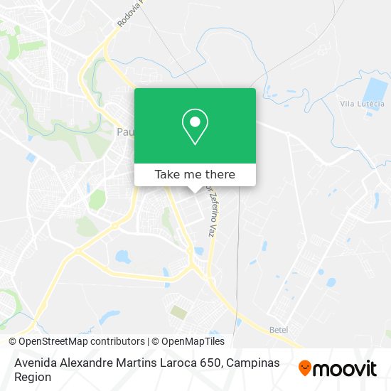 Avenida Alexandre Martins Laroca 650 map