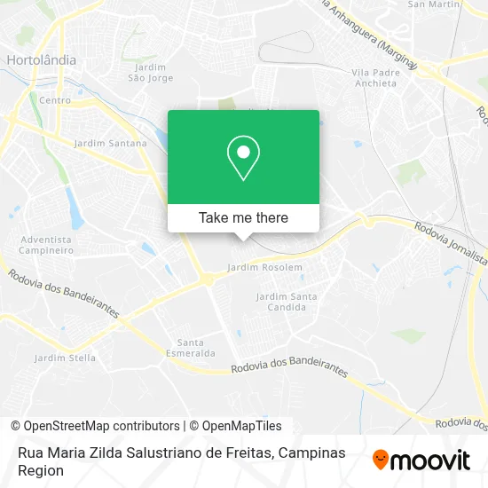 Rua Maria Zilda Salustriano de Freitas map