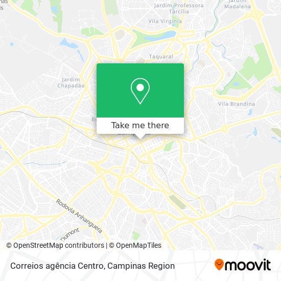 Correios agência Centro map