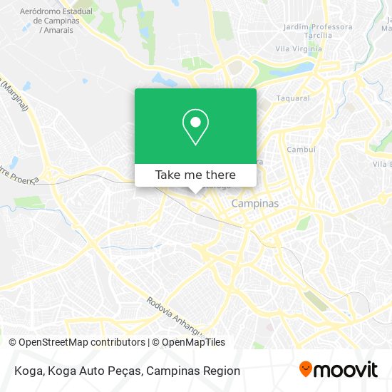 Koga, Koga Auto Peças map