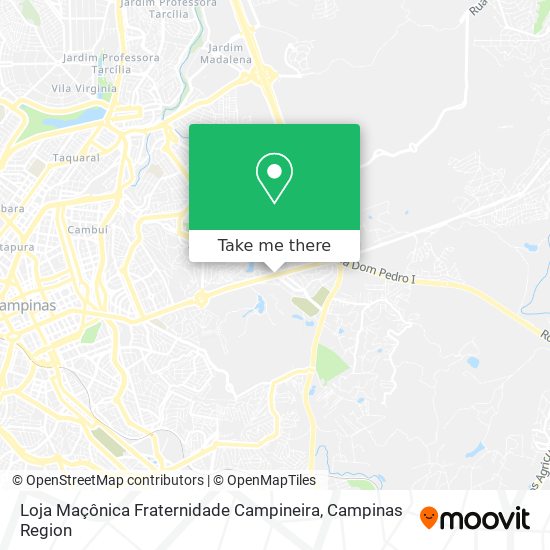 Loja Maçônica Fraternidade Campineira map