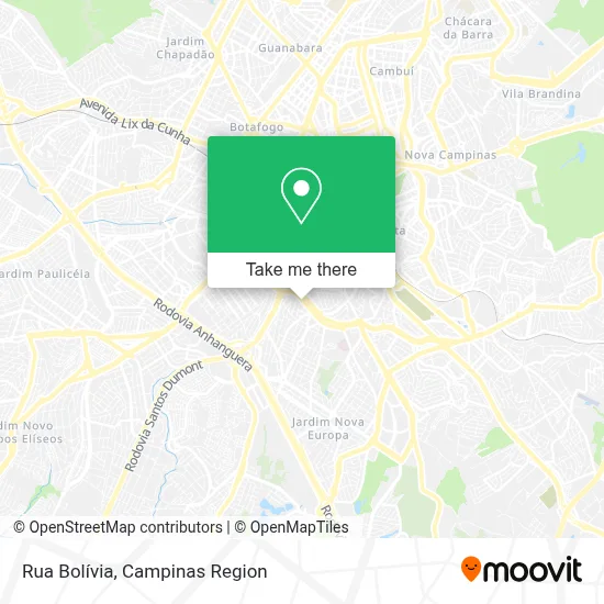 Rua Bolívia map