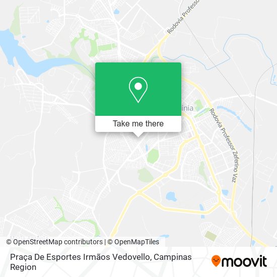 Praça De Esportes Irmãos Vedovello map