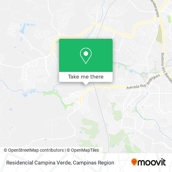 Residencial Campina Verde map