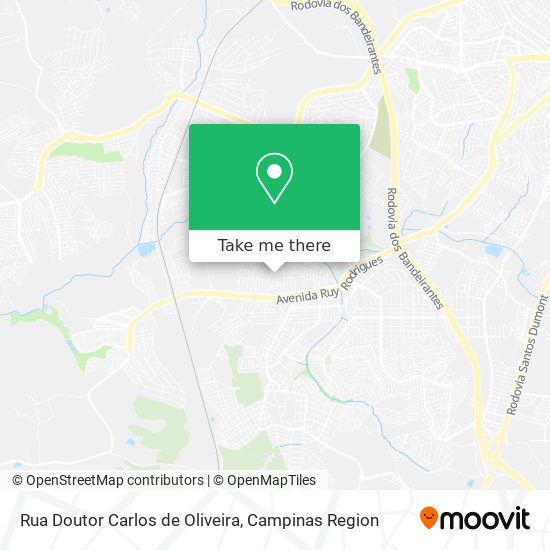 Rua Doutor Carlos de Oliveira map