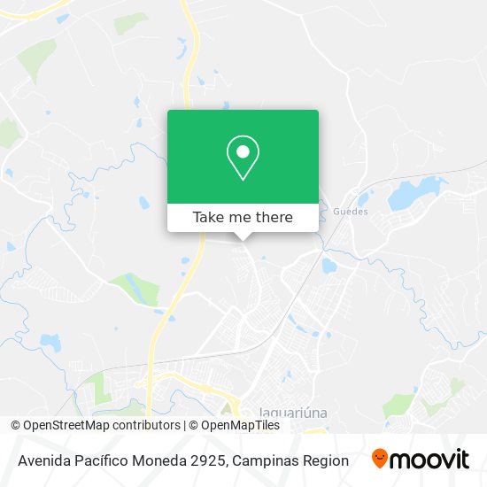 Avenida Pacífico Moneda 2925 map