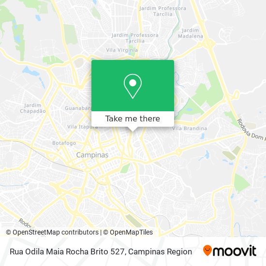 Rua Odila Maia Rocha Brito 527 map