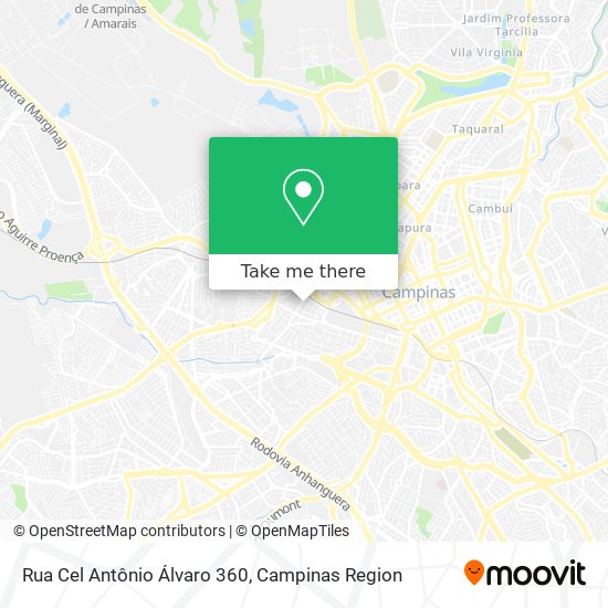 Rua Cel Antônio Álvaro 360 map