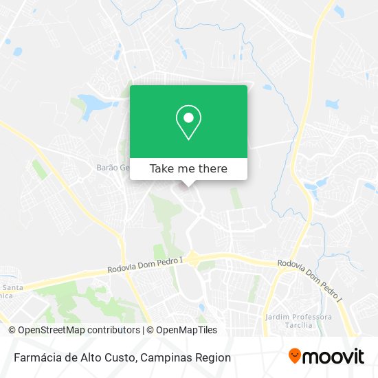 Farmácia de Alto Custo map