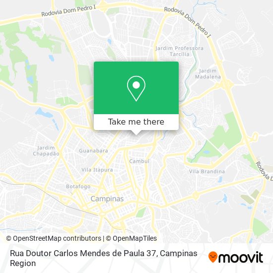 Rua Doutor Carlos Mendes de Paula 37 map