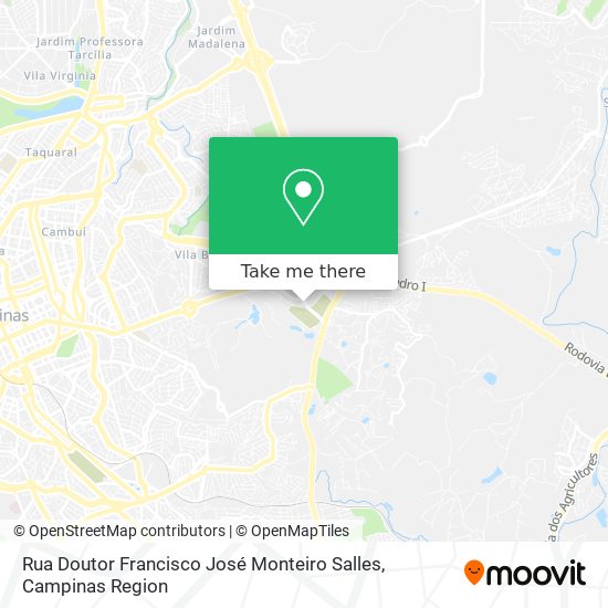 Rua Doutor Francisco José Monteiro Salles map