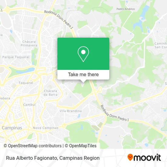 Rua Alberto Fagionato map