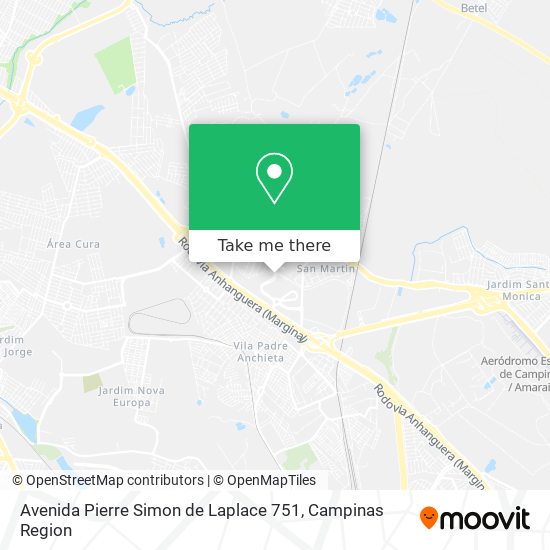 Avenida Pierre Simon de Laplace 751 map