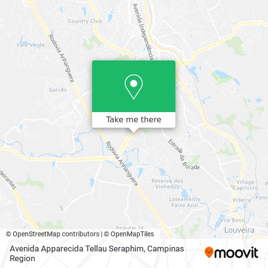 Avenida Apparecida Tellau Seraphim map