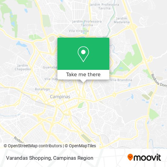 Varandas Shopping map