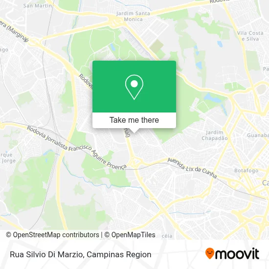 Rua Silvio Di Marzio map