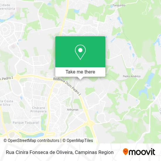 Rua Cinira Fonseca de Oliveira map