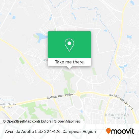 Avenida Adolfo Lutz 324-426 map