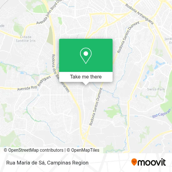 Rua Maria de Sá map