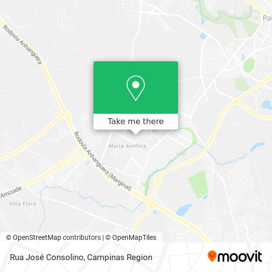 Rua José Consolino map