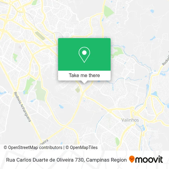 Rua Carlos Duarte de Oliveira 730 map