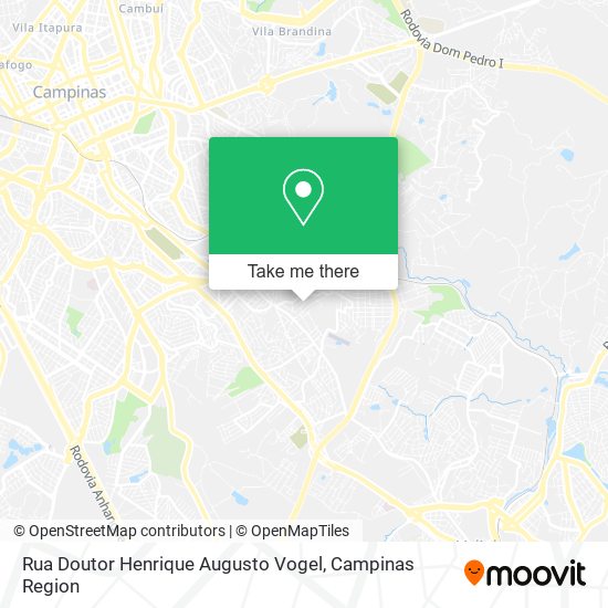 Mapa Rua Doutor Henrique Augusto Vogel